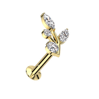 Vine Duo Flatback Stud