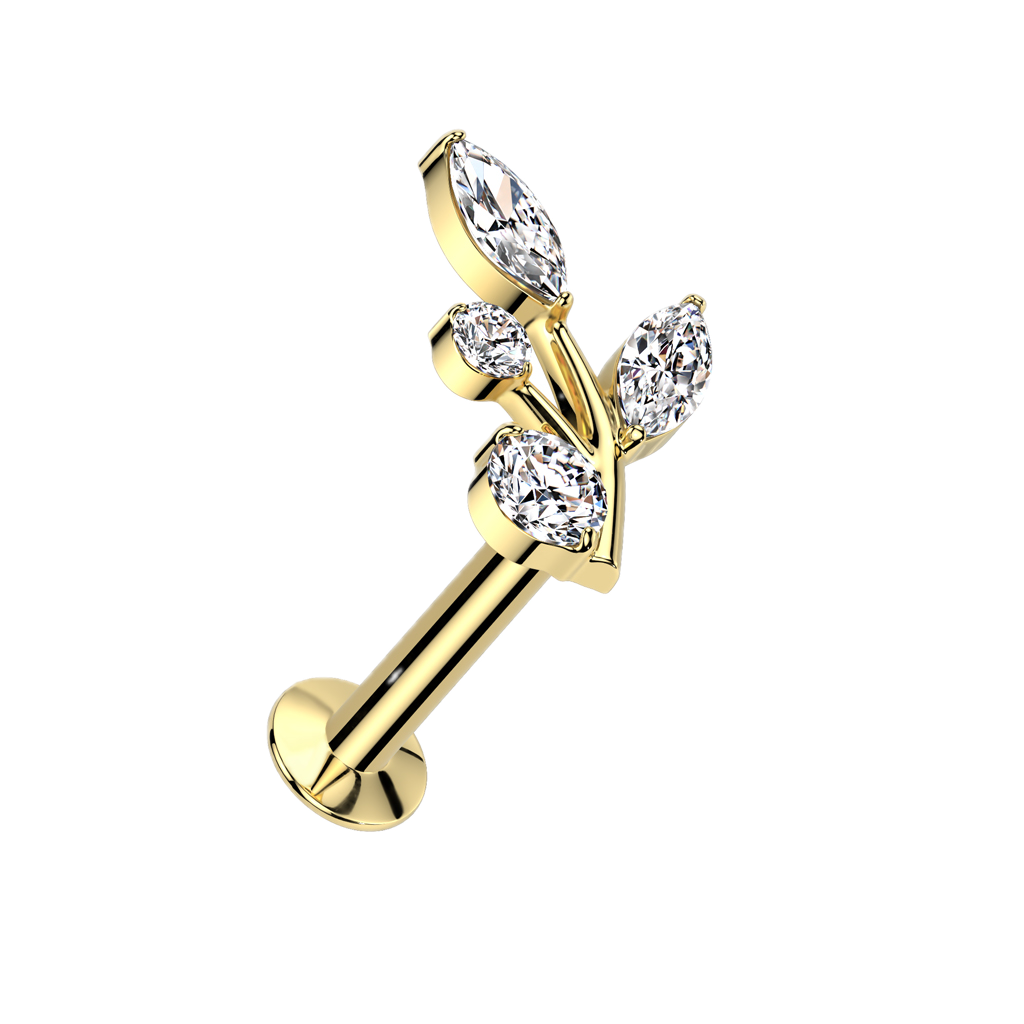 Vine Duo Flatback Stud