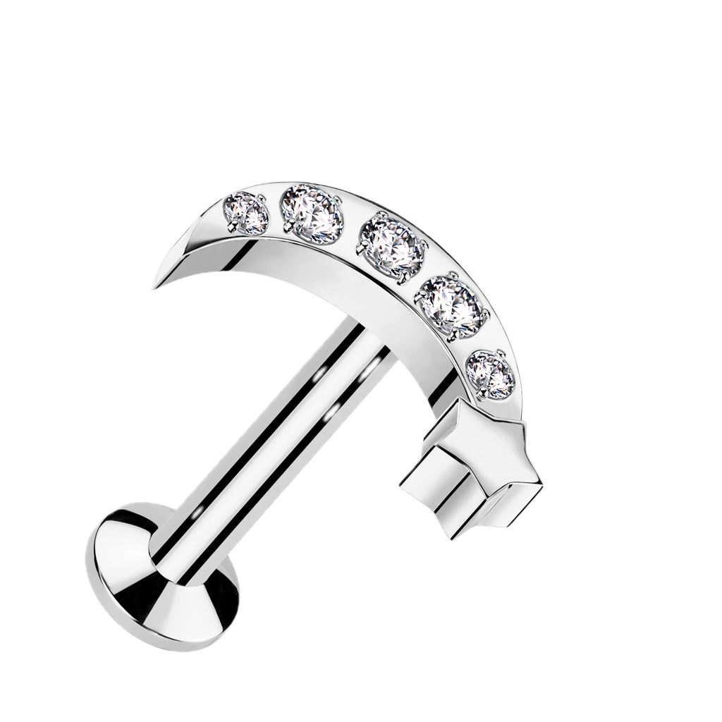 Moonlit Star Flatback Stud