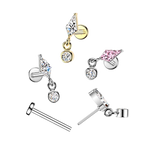 Kite Drop Flatback Stud