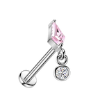 Kite Drop Flatback Stud