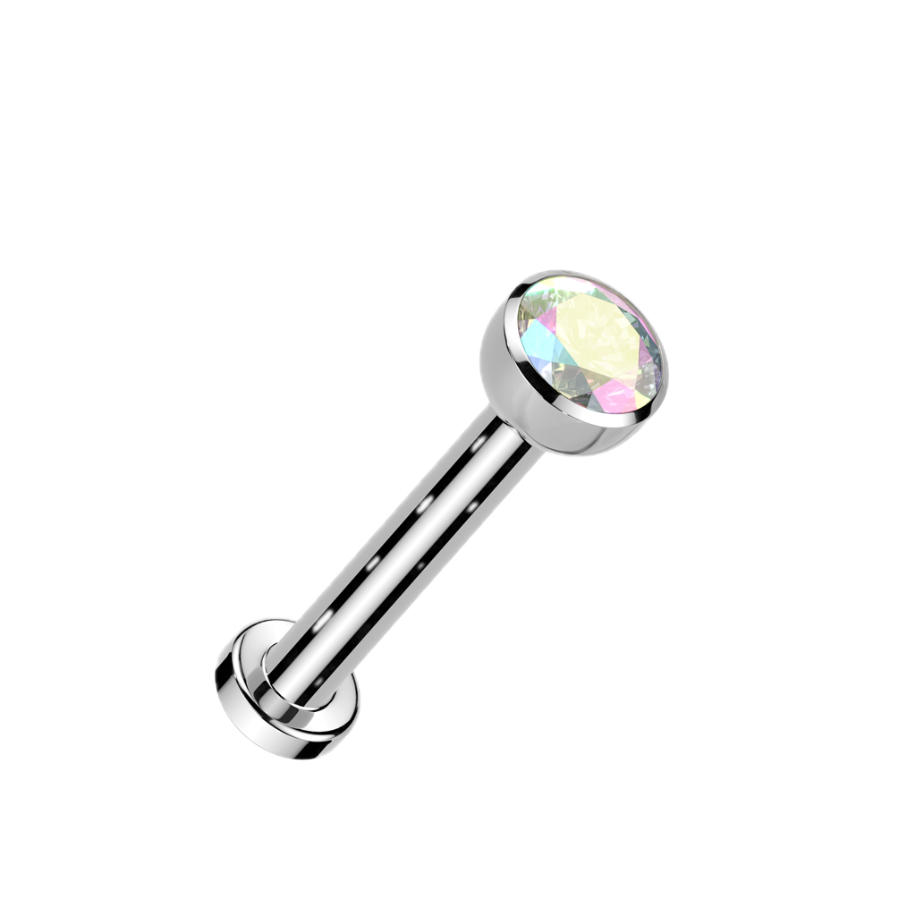 Sparkle Ball Titanium Flatback Stud