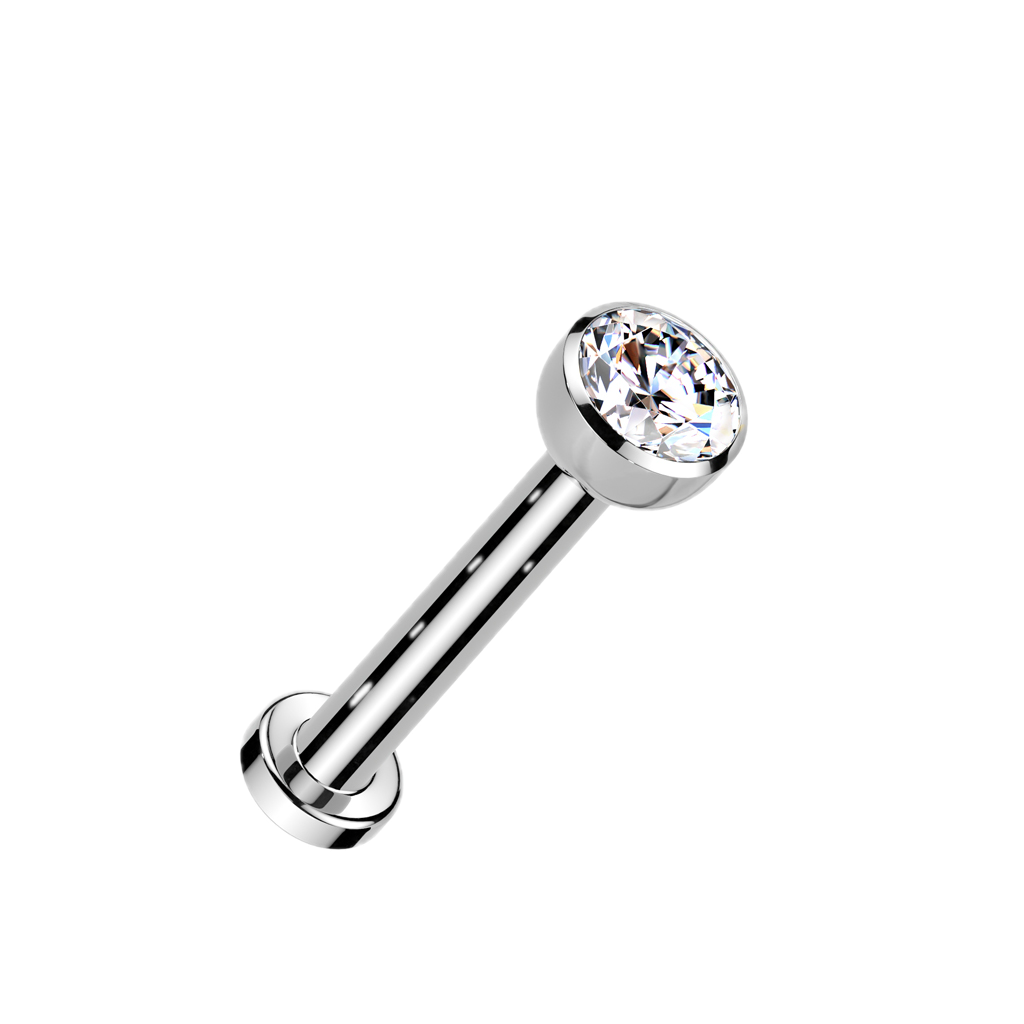 Sparkle Ball Titanium Flatback Stud