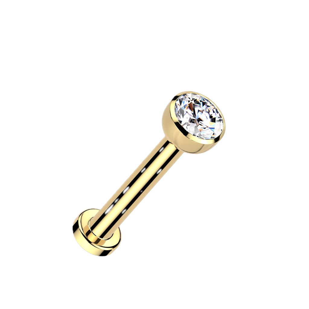 Sparkle Ball Titanium Flatback Stud