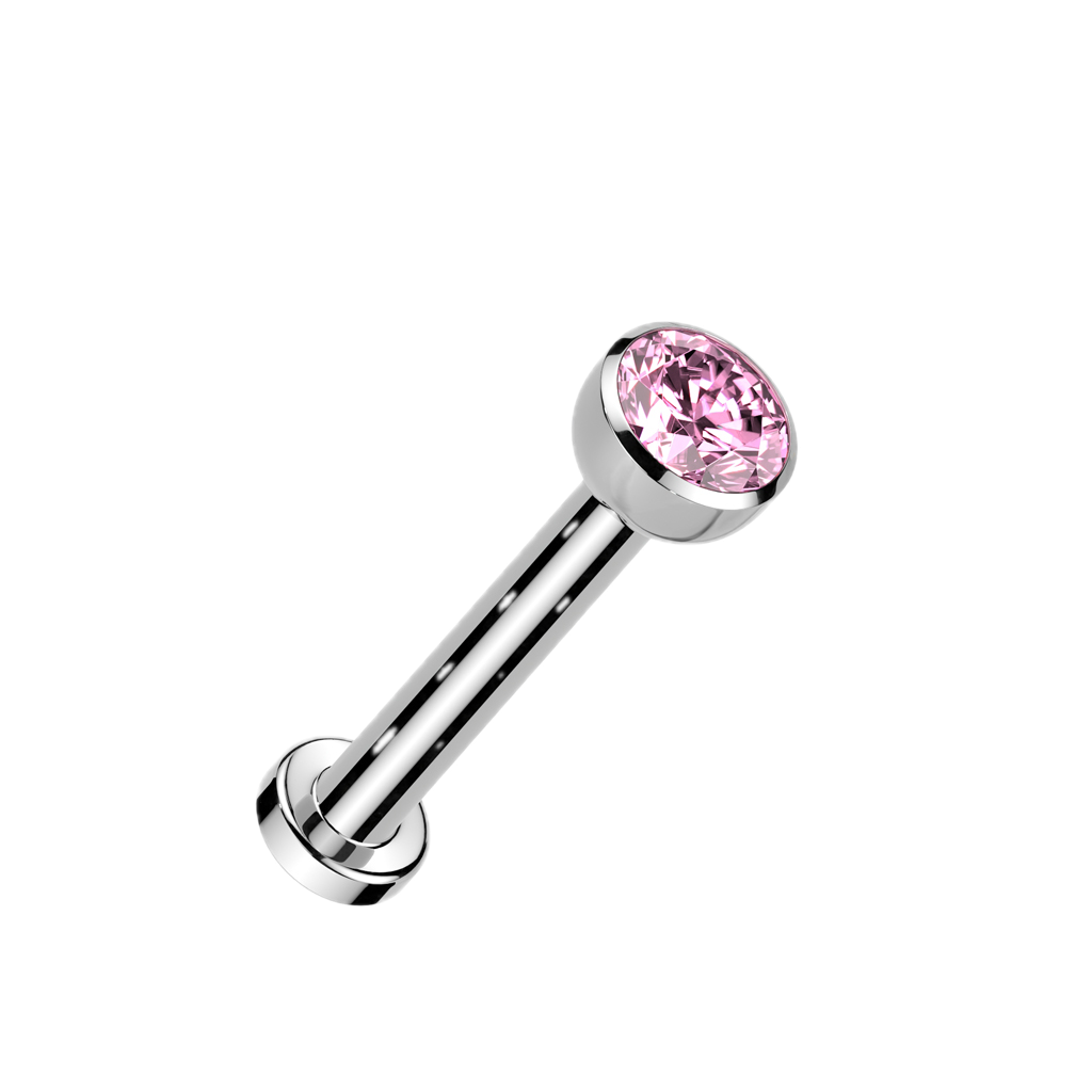 Sparkle Ball Titanium Flatback Stud