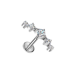 Sparkle Fan Titanium Flatback Stud