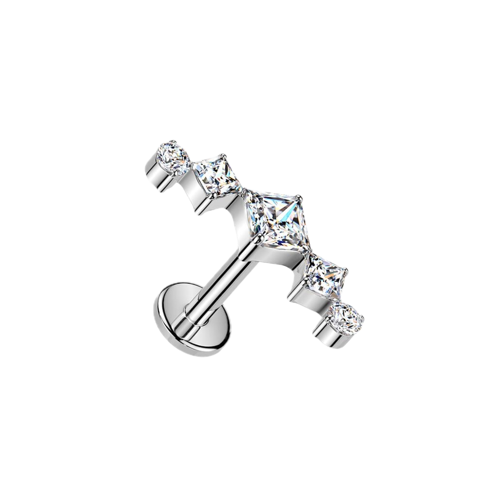Sparkle Fan Titanium Flatback Stud