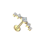 Sparkle Fan Titanium Flatback Stud