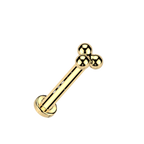 Trinity Dot Titanium Flatback Stud