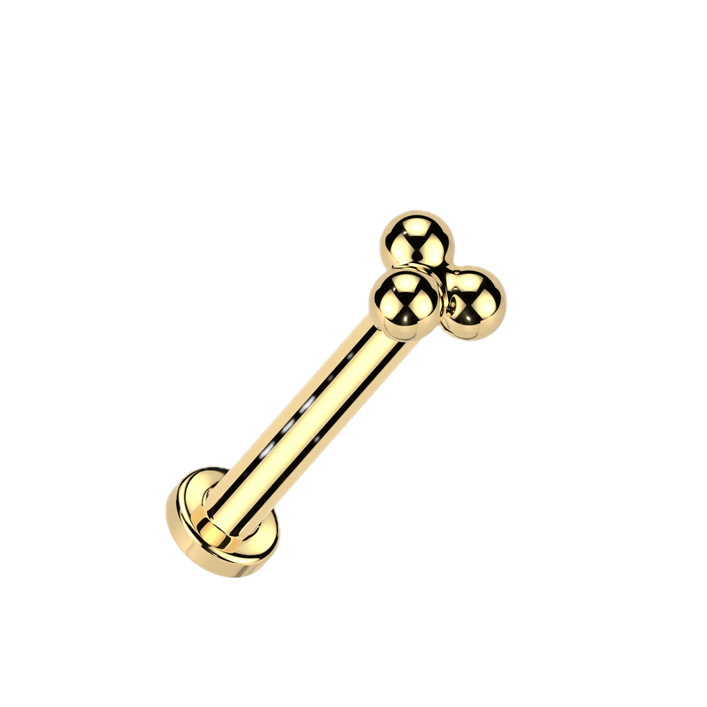 Trinity Dot Titanium Flatback Stud