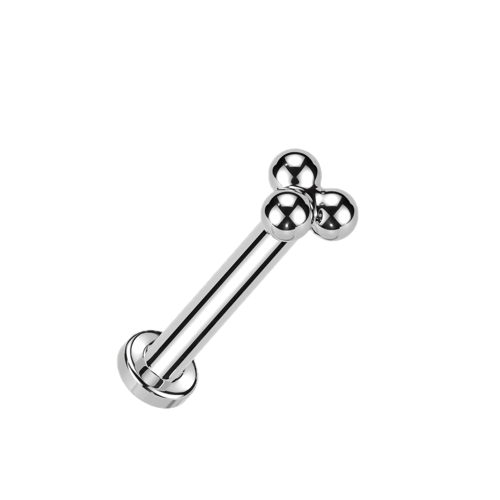 Trinity Dot Titanium Flatback Stud