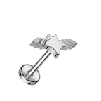 Little Bat Titanium Flatback Stud