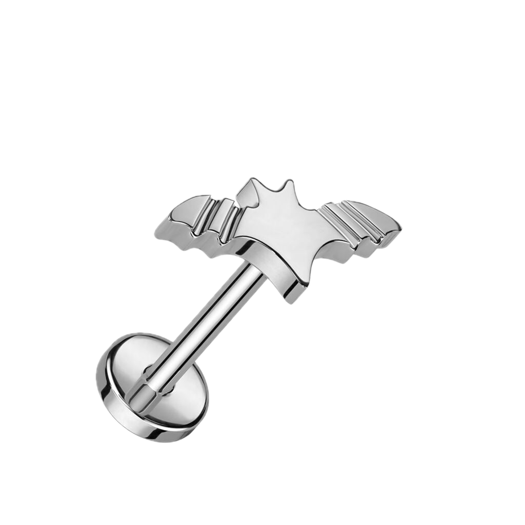 Little Bat Titanium Flatback Stud