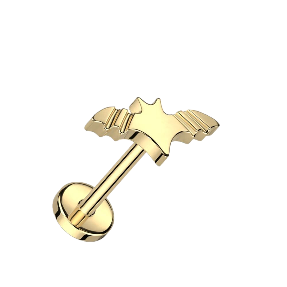 Little Bat Titanium Flatback Stud