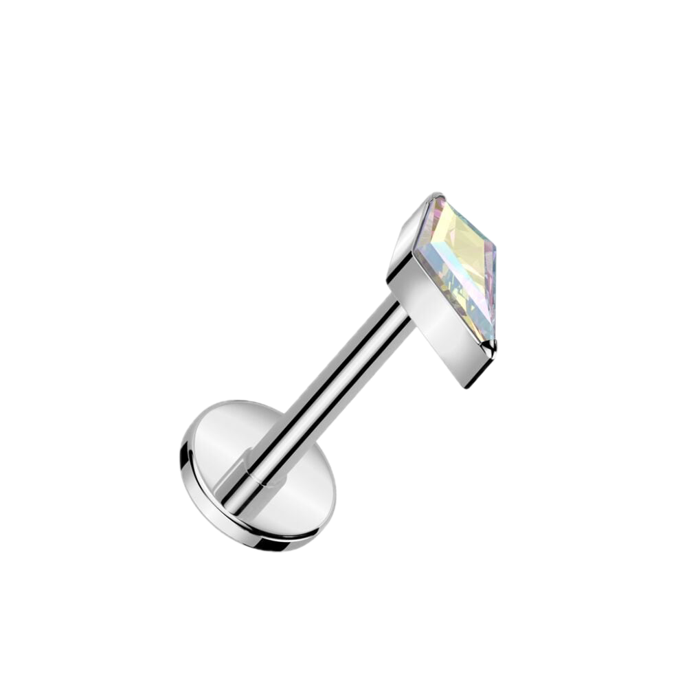 Spearhead Titanium Flatback Stud