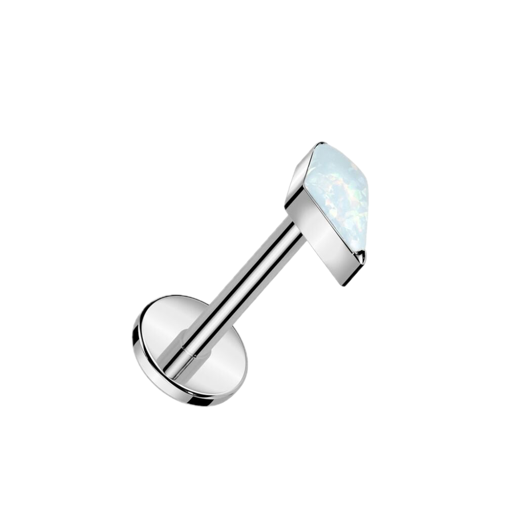 Spearhead Titanium Flatback Stud