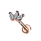 Triple Spark Flatback Stud