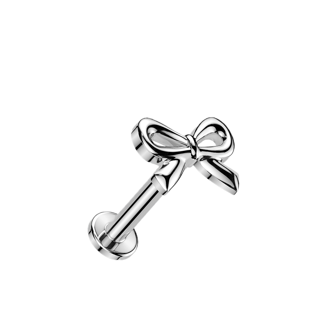 Ribbon Curl Flatback Stud