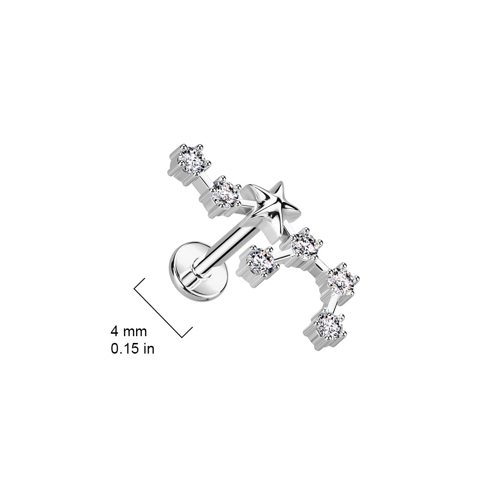 Starsign Flatback Stud