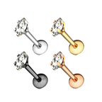 Petite Marquise Flatback Stud