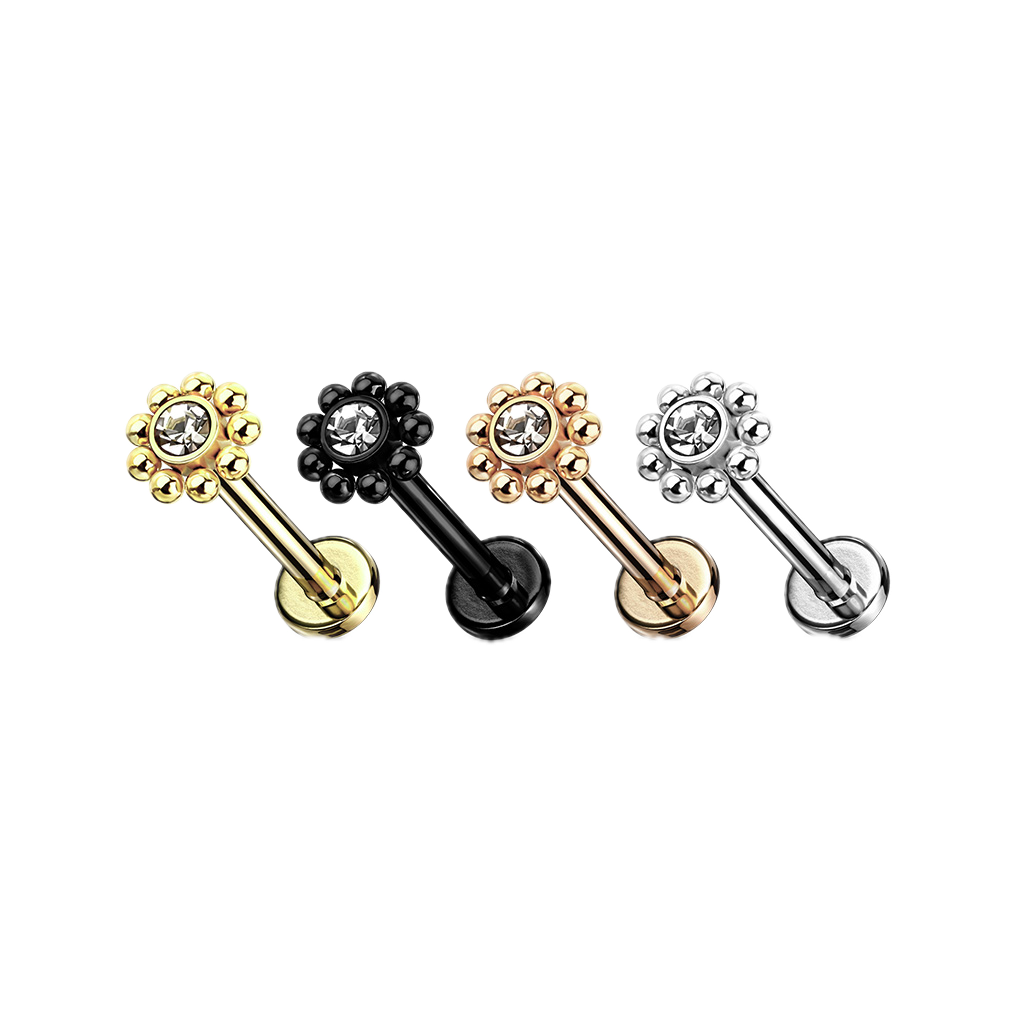 Gem Cluster Flatback Stud