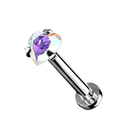 Tiny Heart Flatback Stud