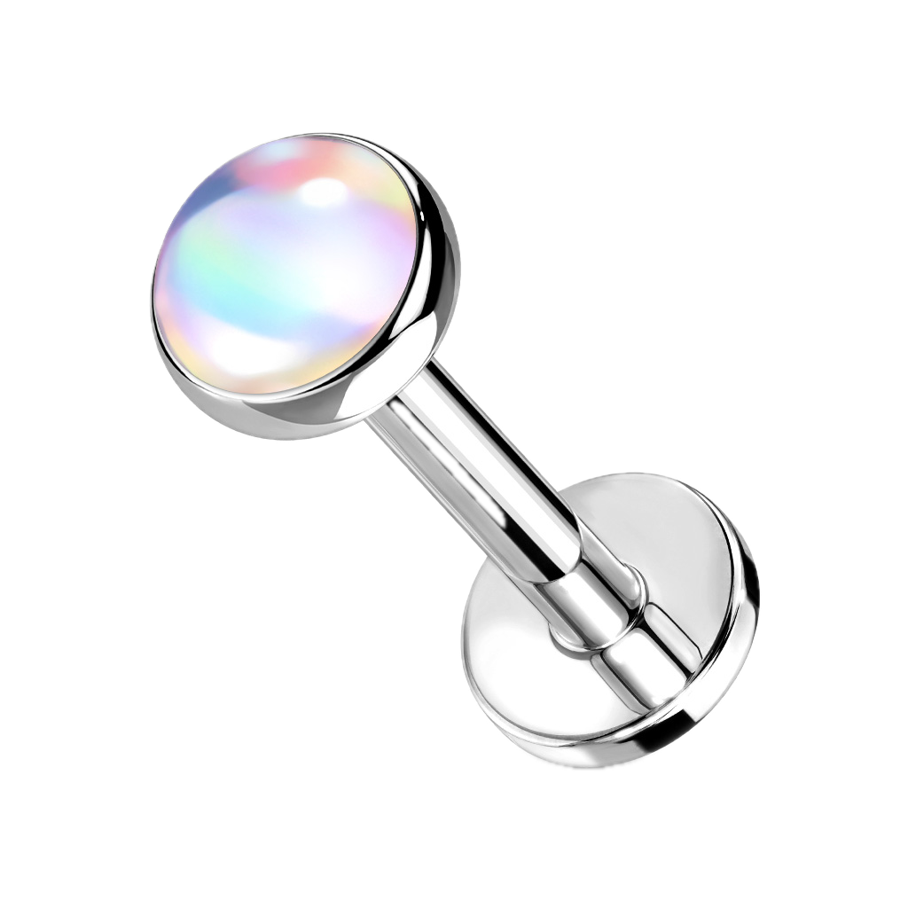 Iridescent Glow Flatback Stud