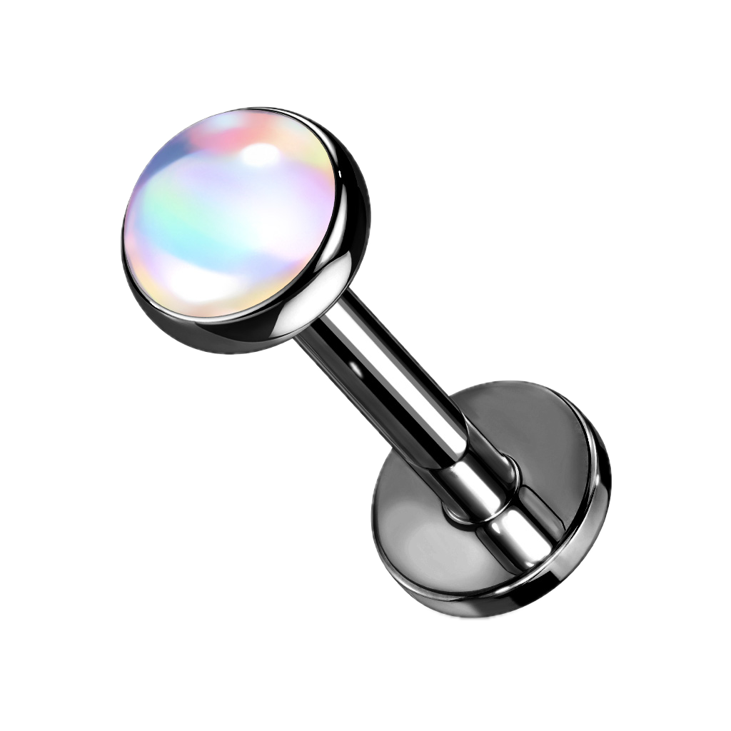 Iridescent Glow Flatback Stud