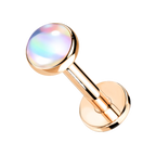 Iridescent Glow Flatback Stud