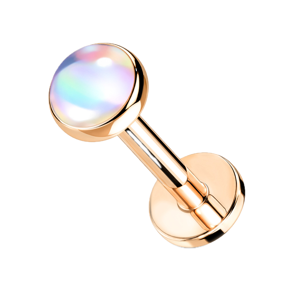 Iridescent Glow Flatback Stud