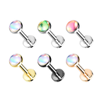 Iridescent Glow Flatback Stud