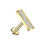 Sparkle Bar Flatback Stud