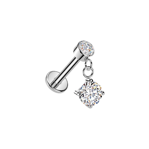 Circle Drop Flatback Stud