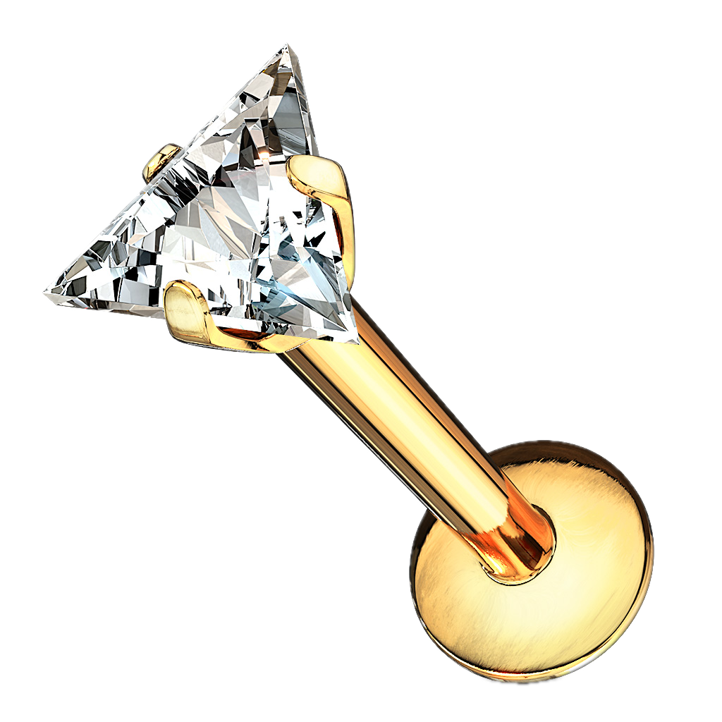Little Triangle Flatback Stud