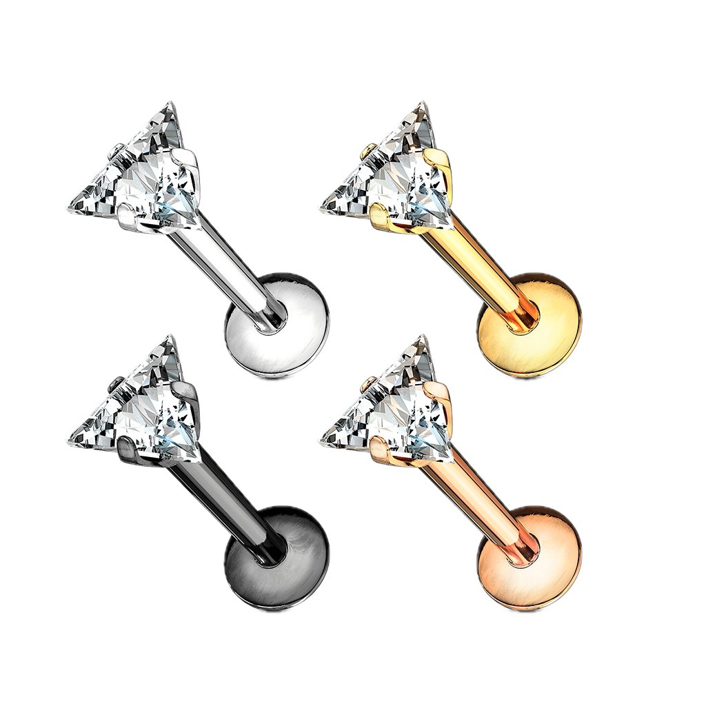 Little Triangle Flatback Stud