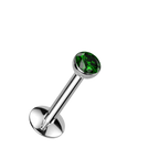 Bezel Glow Titanium Flatback Stud