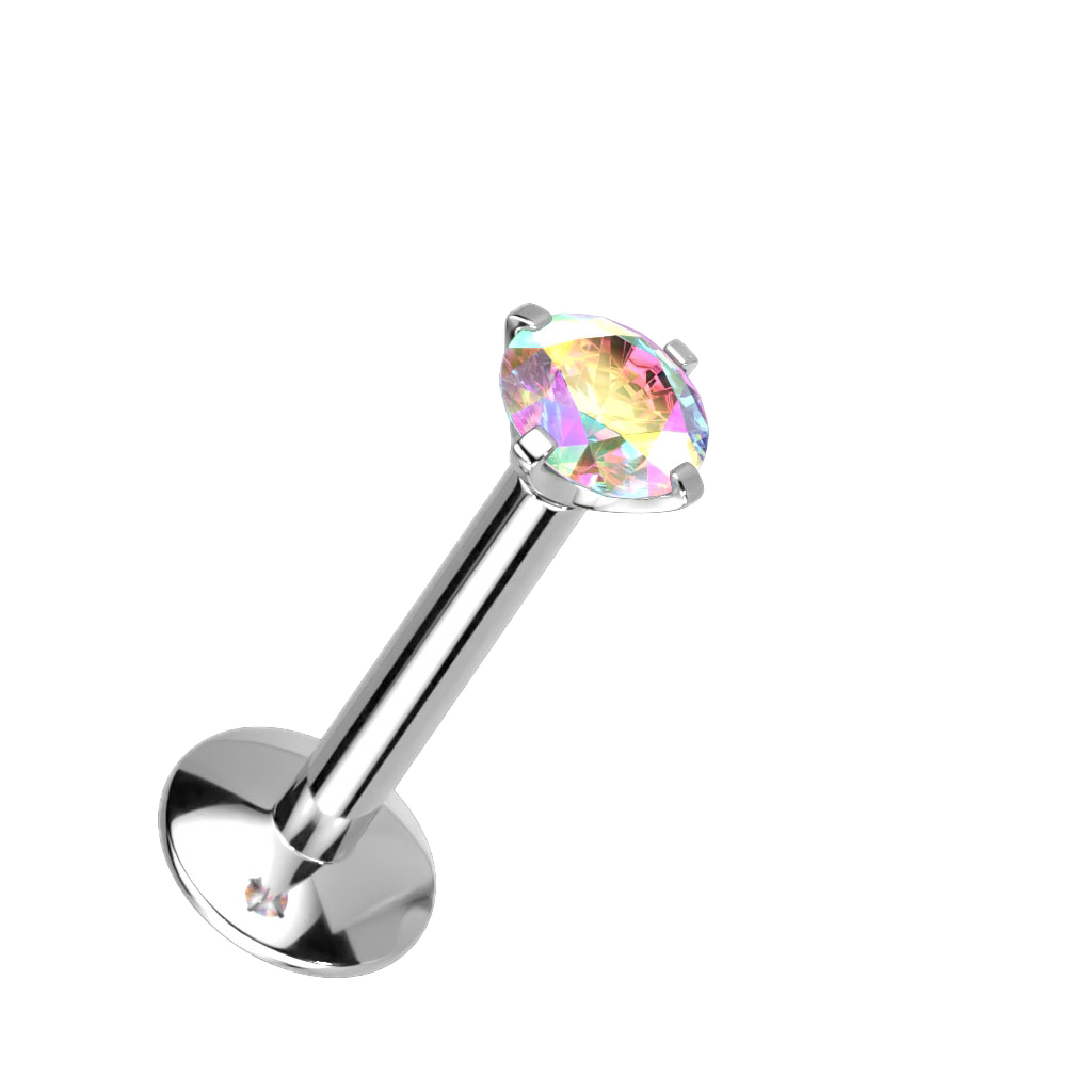 Sparkle Extend Titanium Flatback Stud
