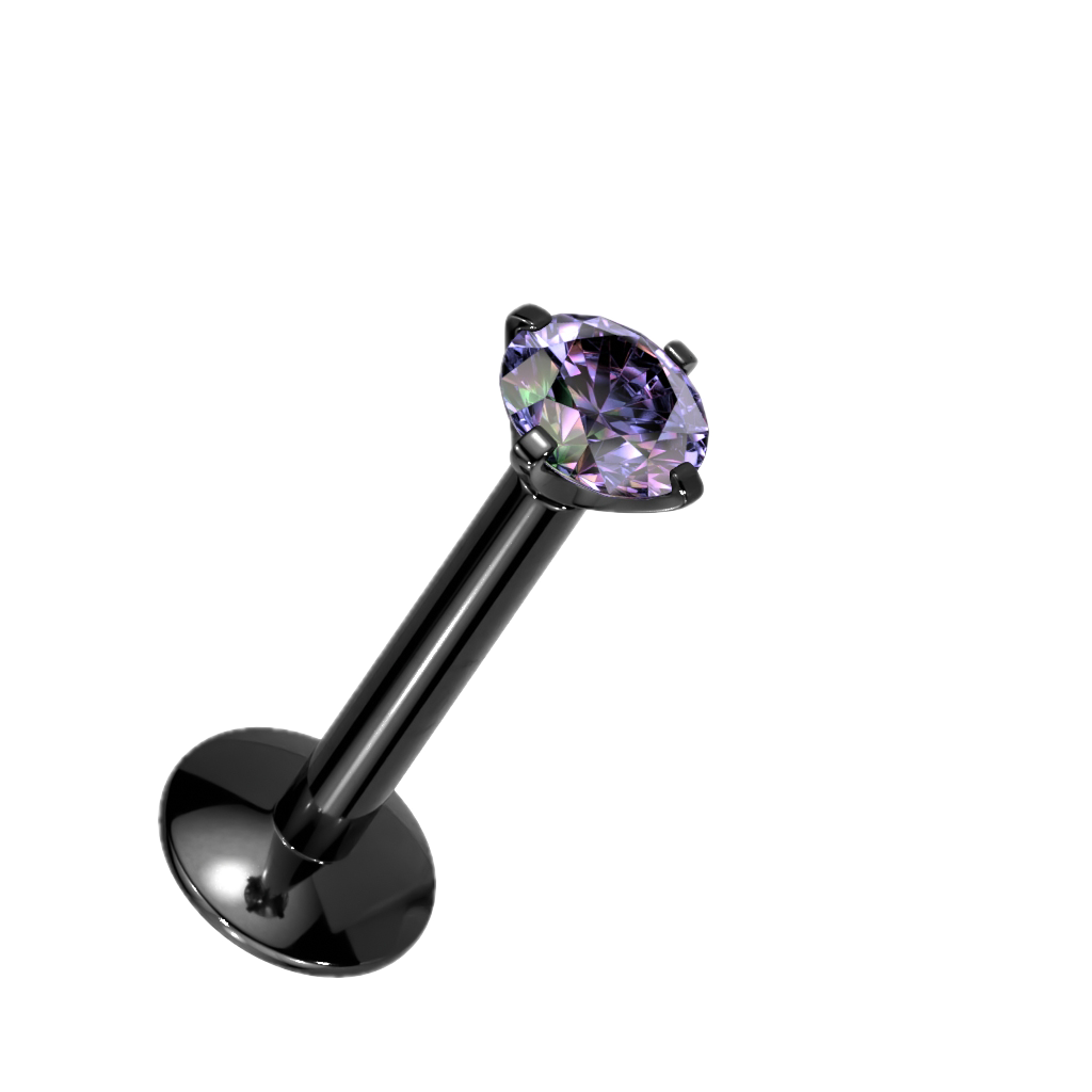 Sparkle Extend Titanium Flatback Stud