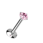 Sparkle Extend Titanium Flatback Stud