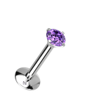 Sparkle Extend Titanium Flatback Stud