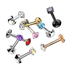 Sparkle Extend Titanium Flatback Stud