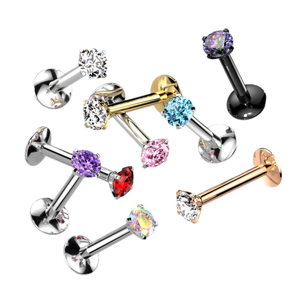 Sparkle Extend Titanium Flatback Stud