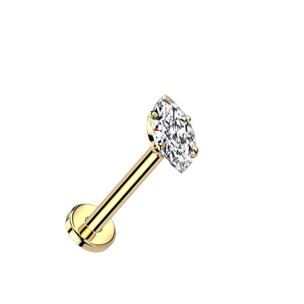 Comet Titanium Flatback Stud