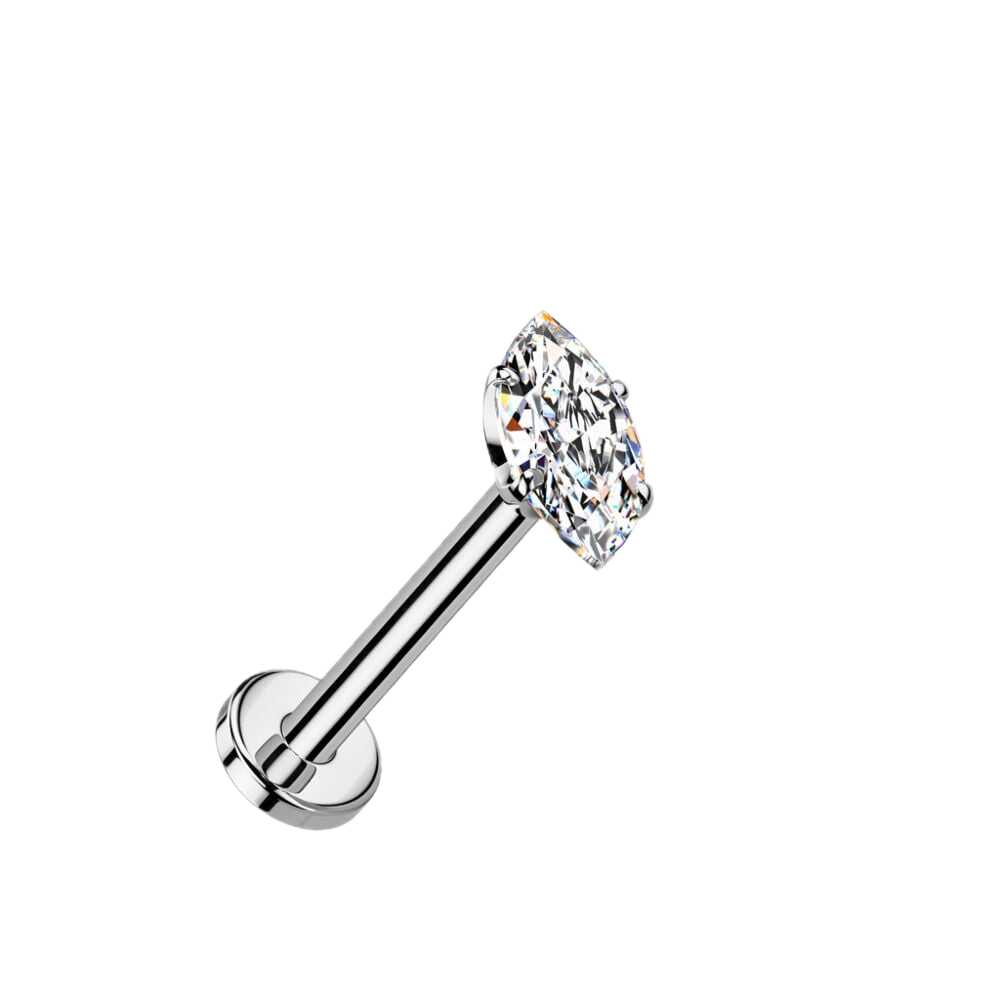 Comet Titanium Flatback Stud