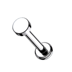 Round Glow Titanium Flatback Stud