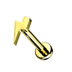 Zap Titanium Flatback Stud