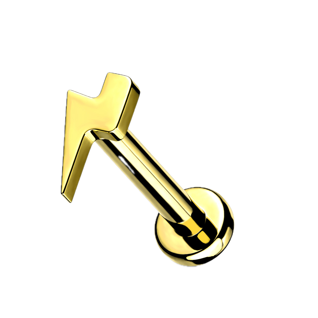 Zap Titanium Flatback Stud