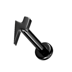 Zap Titanium Flatback Stud