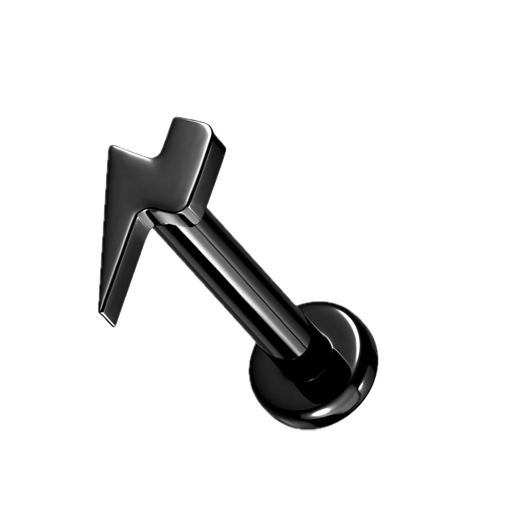 Zap Titanium Flatback Stud