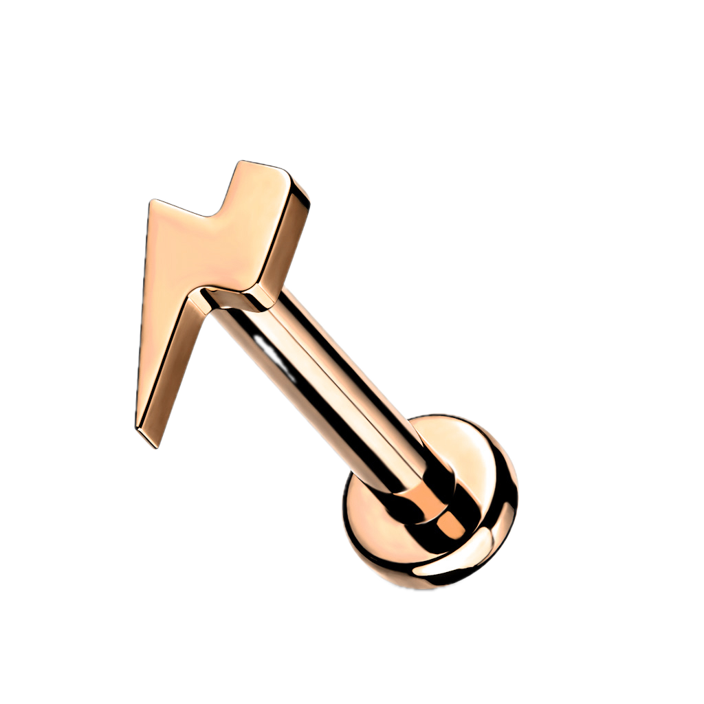 Zap Titanium Flatback Stud